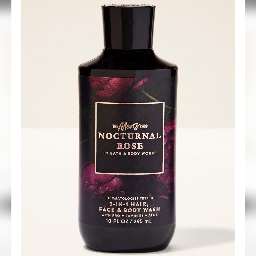 🛍BOGO 50% OFF🌹🫧🧴🛁 NWT‼️Bath & Body Works "Nocturnal Rose" 3pc Collection - Picture 6 of 11